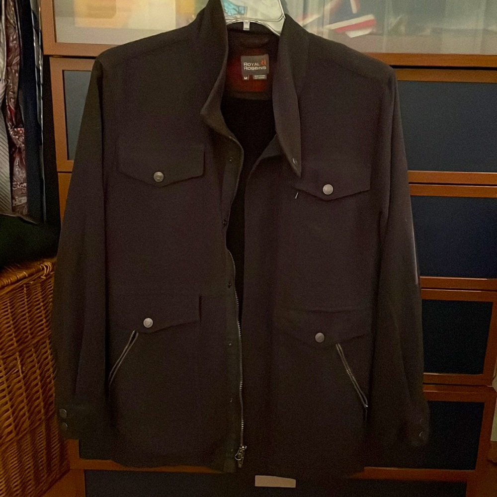 Mens size medium autumn/ winter coat, dark grey